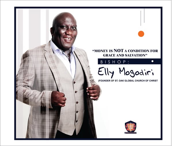 Bishop Mogodiri smiling, with a message of encouragement